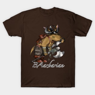 dnd barbarian aardvark T-Shirt